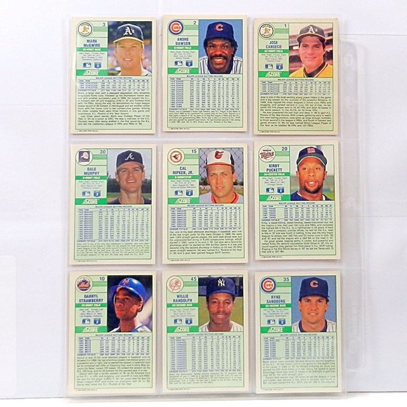 Baseball Cards Lot 100 80s 90s - Picture 2 of 2